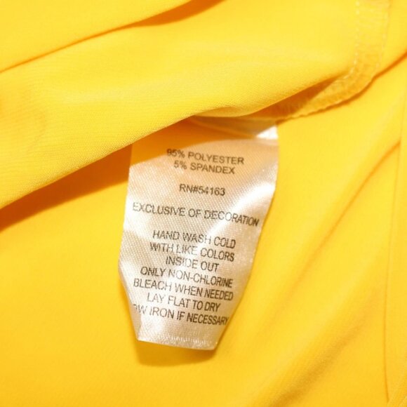 Calvin Klein Women's Yellow Sleeveless Shirt NWOT Size XL - Picture 3 of 4